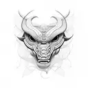 face women snake and taurus tattoo design idea