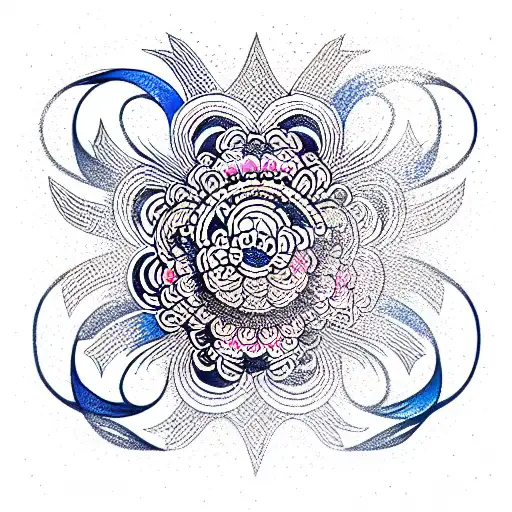 ukrainian ornament tattoo design idea