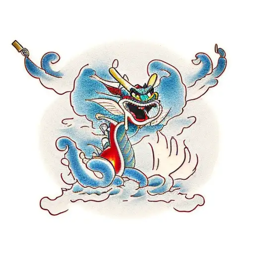 mushu from Mulan  tattoo design idea