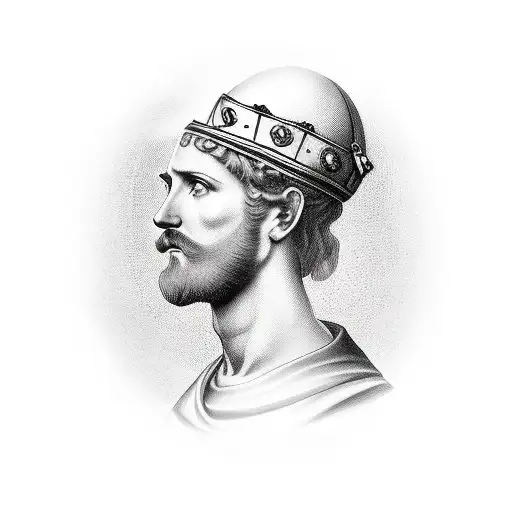 saint paul with bibel and sword tattoo design idea