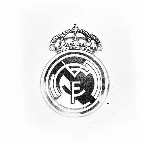real madrid fan tattoo design idea