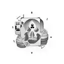 Life's a gamble  tattoo design idea