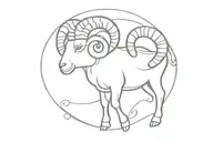 aries ram tattoo design idea