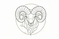 aries ram tattoo design idea