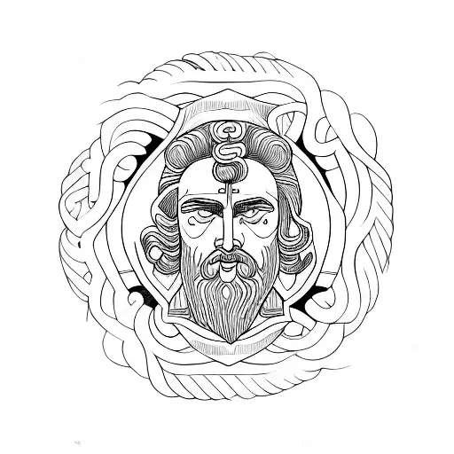 stoicism tattoo design idea