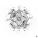 mindfulness golden spiral  tattoo design idea