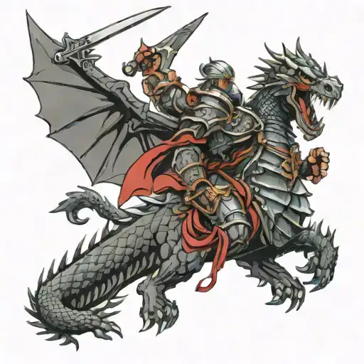 Berserk, Sword dragon slayer, brand of sacrifice, on the back  tattoo design idea