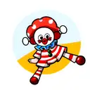 clown tattoo design idea