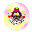 clown tattoo design idea