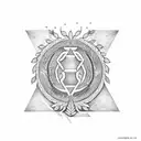 Laurel wreath tattoo design idea