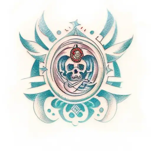 A traditional style tattoo depicting a symbolic representation of the client's favorite Augusto dos Anjos poem tattoo design idea