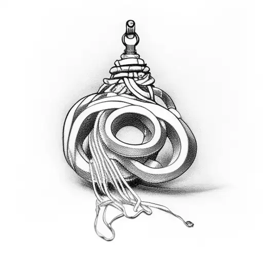 noose tattoo design idea