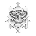 loss, memory, grief tattoo design idea