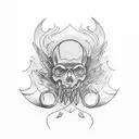 loss, memory, grief tattoo design idea