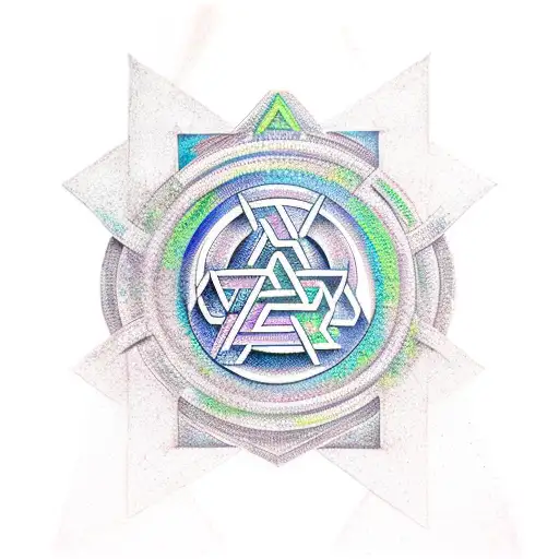 Valknut Symbol tattoo design idea