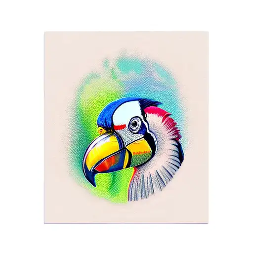 Toucan tattoo design idea