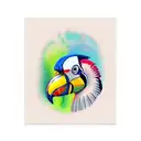 Toucan tattoo design idea