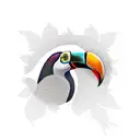 Toucan tattoo design idea