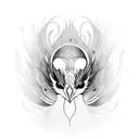 Peacock tattoo design idea