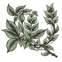 Laurel wreath tattoo design idea