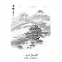 phrase in japanese "this too shall pass" tattoo design idea