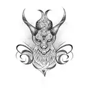 ukrainian tryzub tattoo design idea