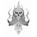 ukrainian tryzub tattoo design idea