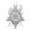 ukrainian tryzub tattoo design idea