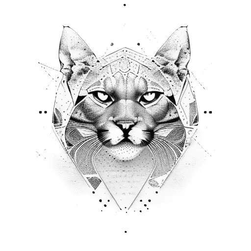 puma tattoo design idea