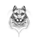 puma tattoo design idea
