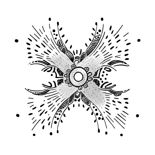 Tattoo for two people on the ankle behind: Two glasses of gins colliding tattoo design idea