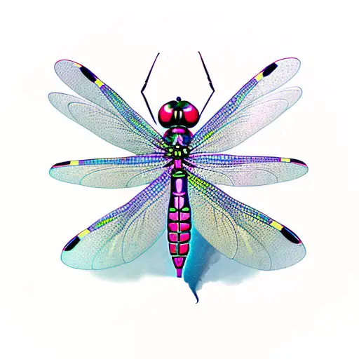 Dragonfly tattoo design idea