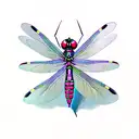 Dragonfly tattoo design idea