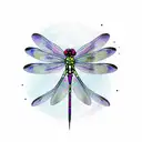 Dragonfly tattoo design idea