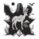 monument Valley tattoo design idea