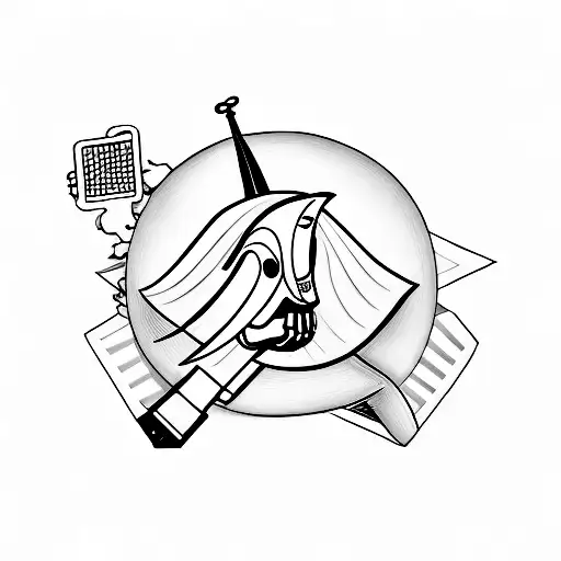 spy vs spy tattoo design idea