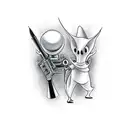 spy vs spy tattoo design idea