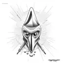 spy vs spy tattoo design idea
