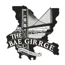 the Golden Gate Bridge, with a Bay Area street sign   tattoo design idea