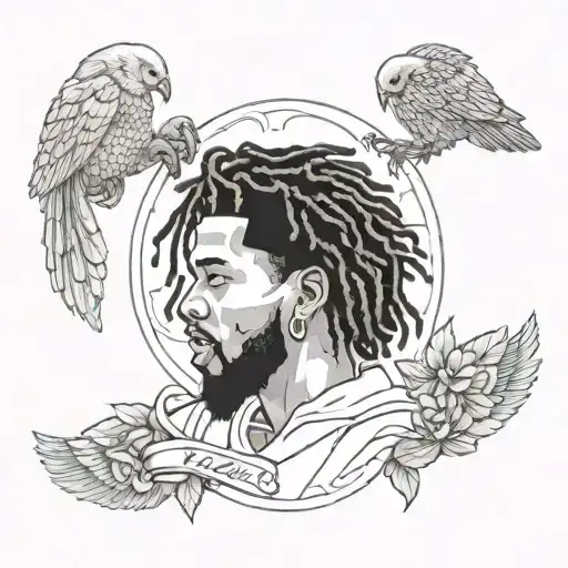 4 your eyes only j cole  tattoo design idea