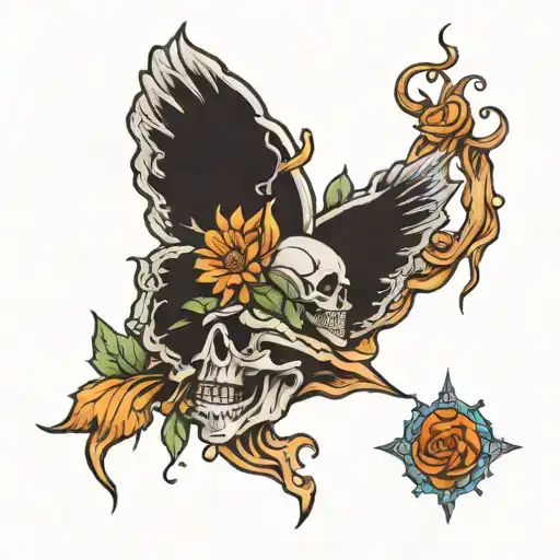 nothing lasts forever   tattoo design idea