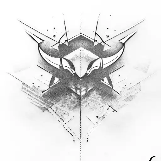 A assassin's creed inspired tattoo design featuring hidden blades and assassin's logo tattoo design idea