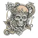 logical mind mini tattoo tattoo design idea