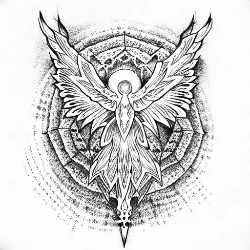 seraphim  tattoo design idea