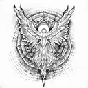 seraphim  tattoo design idea
