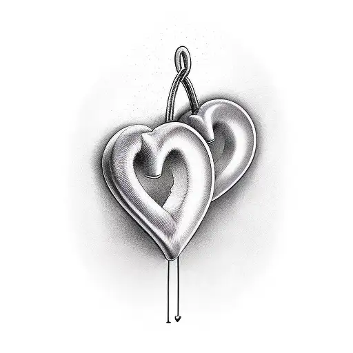  3 Hearts 2 bigger than the third tattoo design idea