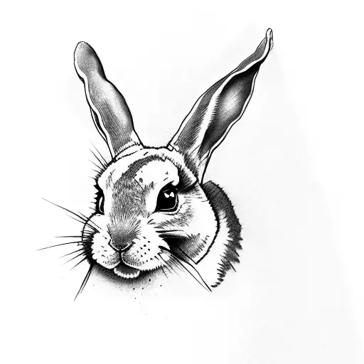 Bad bunny tattoo design idea