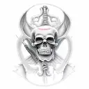 Grim Reaper tattoo design idea