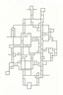 crossword puzzle piece composed tattoo design idea