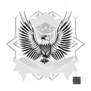 eagle wing tattoo design idea